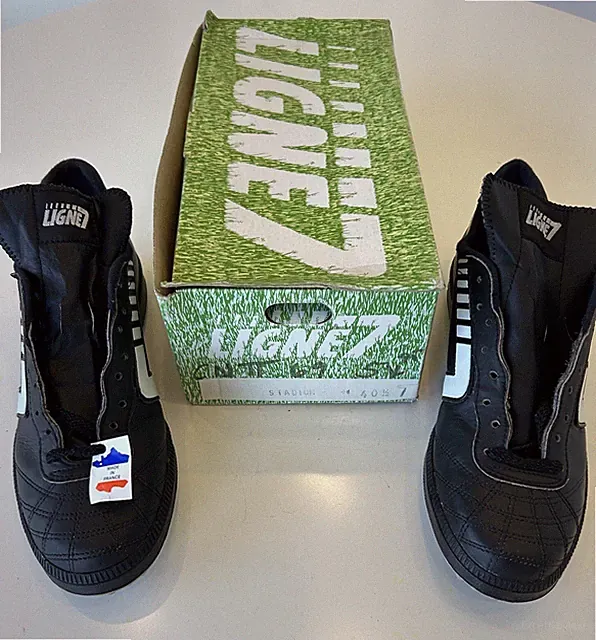 Ligne 7 Noel Stadium Indoor Cleats w/Box Vintage New Rare Sz 7 Made in France
