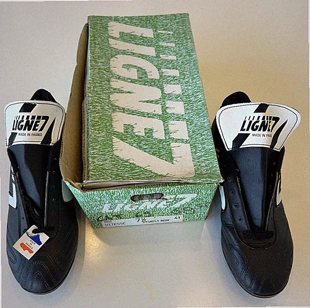 Ligne 7 Noel Vitesse Indoor Cleats w/Box Vintage New Rare Sz 7.5 Made in France