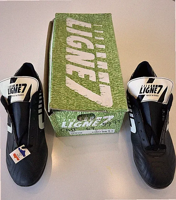 Ligne 7 Noel Vitesse Indoor Cleats w/Box Vintage New Rare Sz 9 Made in France