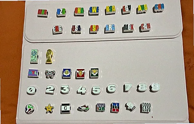(Limited Edition) FIFA World Cup ' 2026 Charms DIY Fan Bracelet Selection