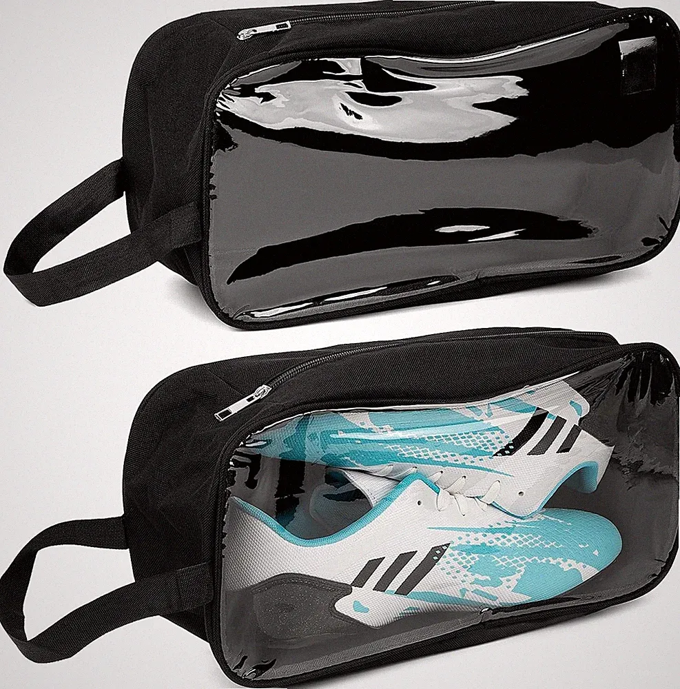 Linkidea 2 Pack Soccer Shoe Carrying Bag, Cleats One Size, Black