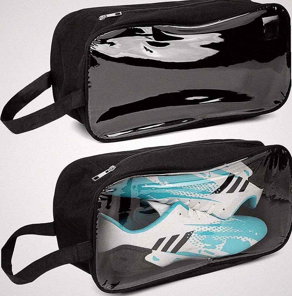 Linkidea 2 Pack Soccer Shoe Carrying Bag, Soccer Cleats Storage Bag, Fit Up to U