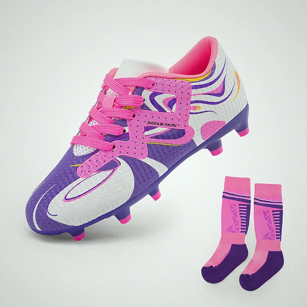 Little/Big Kid Boys Girls Soccer Cleats Youth Firm Groud Sports Football Cleats