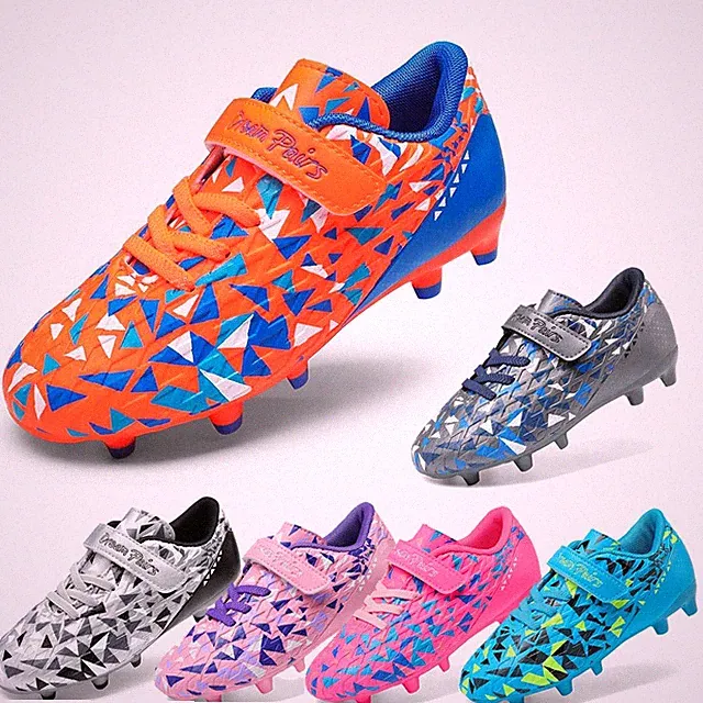 Little/Big Kids Boys Girls Soccer Cleats Breathable Football Soft Upper Shoes