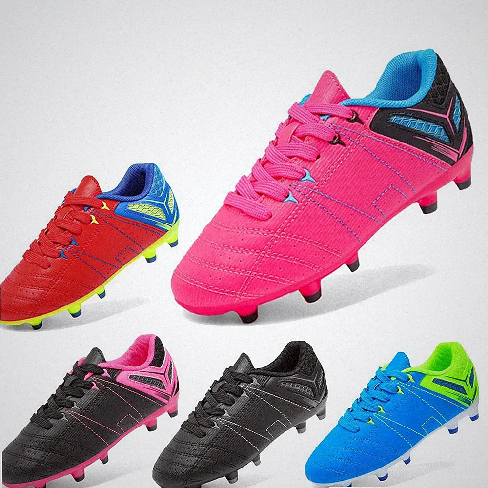 Little Big Kids Girls Boys Soccer Shoes Outdoor Soccer Cleats Shoes Firm Ground