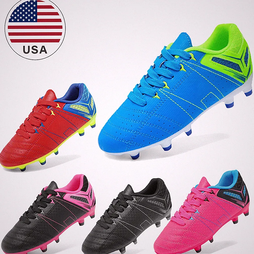 Little Big Kids Girls Boys Soccer Shoes Outdoor Soccer Cleats Training Shoes