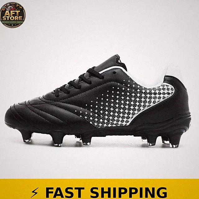 LIZRHA Kids Lightweight Soccer Cleats - Outdoor/Indoor Athletic Shoes
