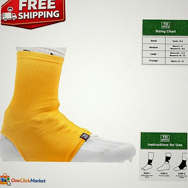 Los Angeles Gold Football Cleat Covers - Wraps for Ultimate Performance