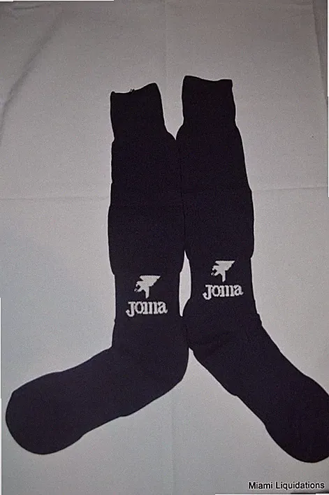 Lot of 16 Soccer Socks Juniors 14 XL + 2 M Joma Blue Polyester New