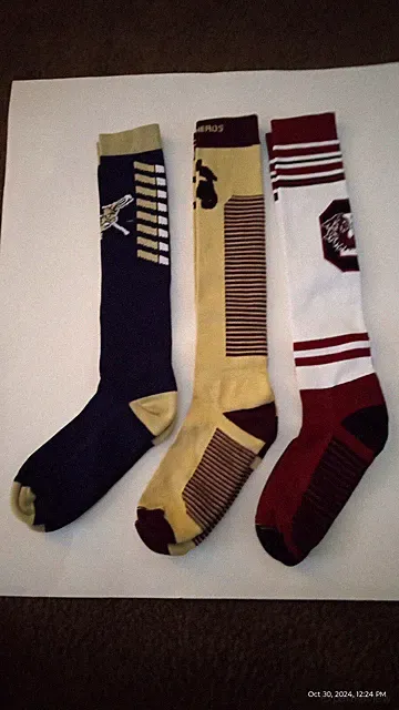 Lot Of 3 Pair Of New Men's Soccer Socks