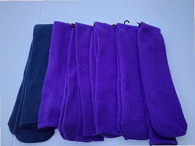 Lot Of 7 Pair Soccer Football Athletic Socks