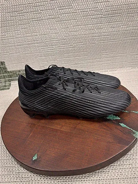 Lotto Cleat Mens Size 10 Solista 200 VIII FG Black Lace Up Athletic Soccer Shoes