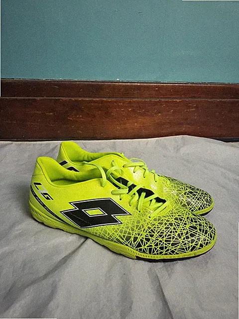 Lotto LZG 700 TF S3966 Artificial Turf Soccer Shoes Men's Size 13 Yellow