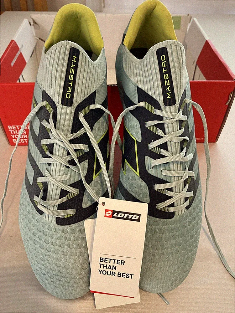 Lotto Maestro 100 V FG Soccer Cleats Mens 10 Firm Ground Football Boots NWT