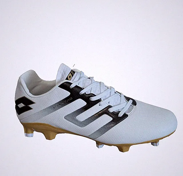 Lotto MAESTRO 300 IV FG Soccer Cleats Mens 11 White Black Gold 220569-8KQ