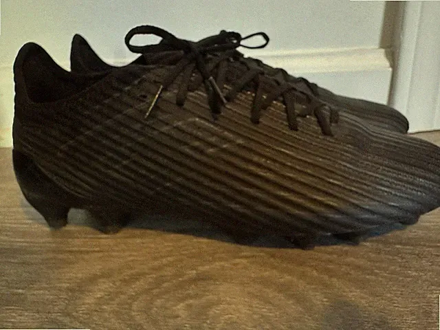 Lotto Shoes Mens Size 8.5 Black Soccer Cleats Spikes Professional Use 220558 CL