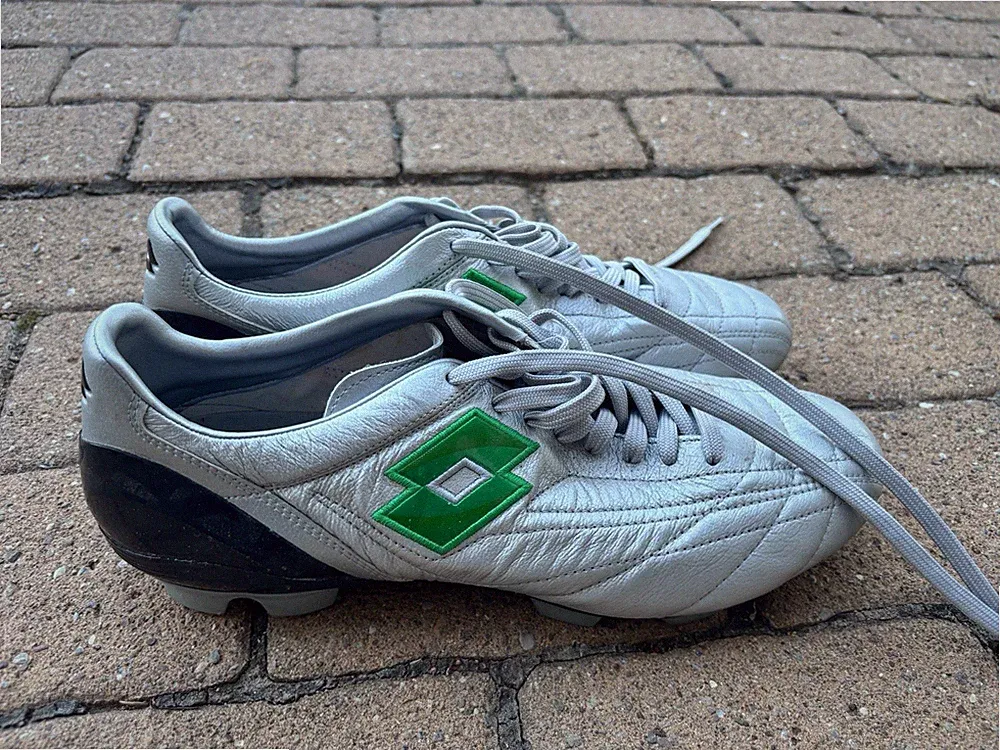 Lotto Soccer Cleats Size 10.5 Grey/green. Used 2 Times Only Very Good Condition