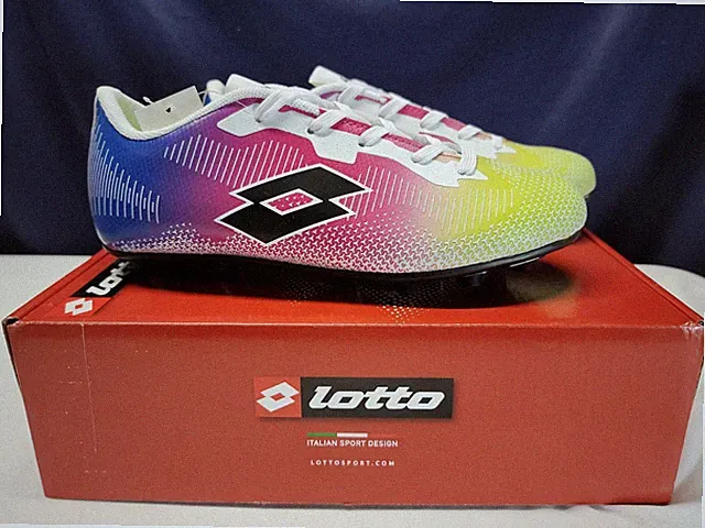 Lotto Soccer Cleats Youth Size 4 Multi Color 8352YMC