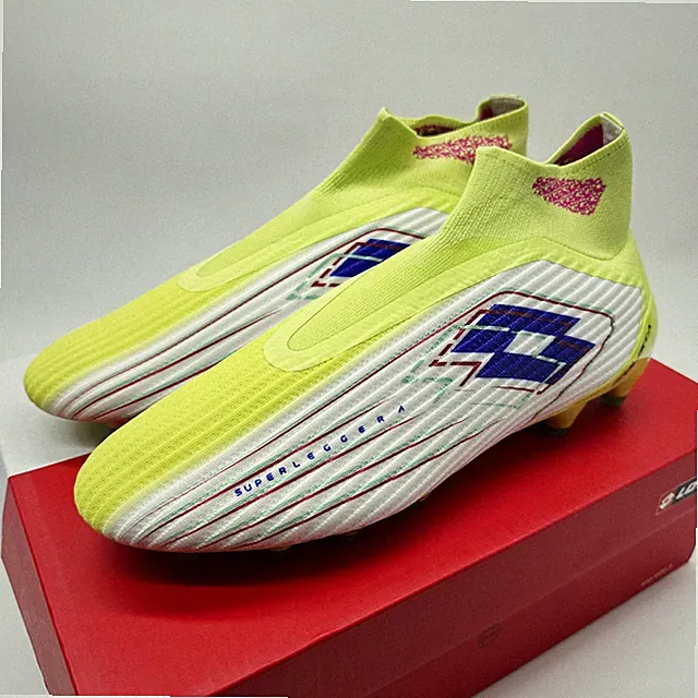 Lotto Solista 100 Gravity FG Shoes Mens Size 9 Yellow Superleggera Cleats 220556