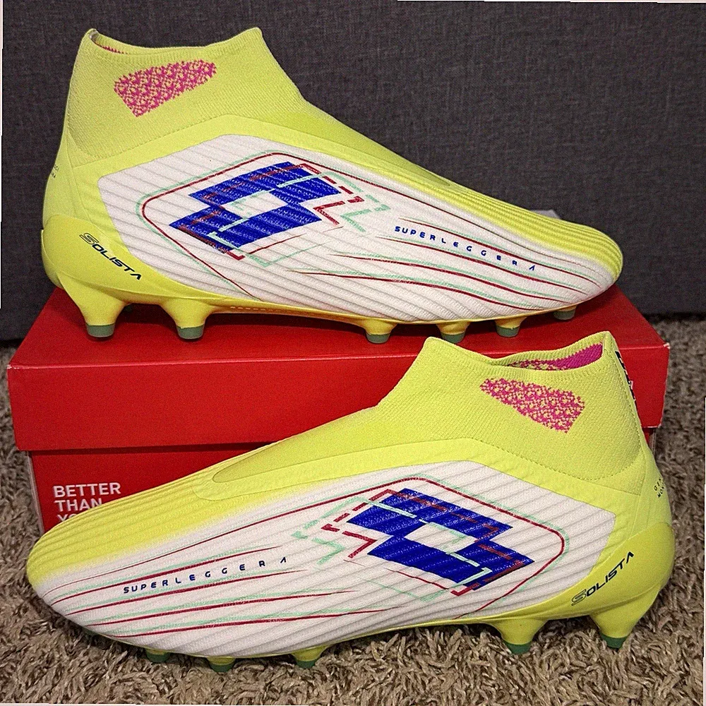 Lotto Solista 100 Gravity VIII FG Soccer Futbol Cleats Mens Size 10.5 220556 NEW