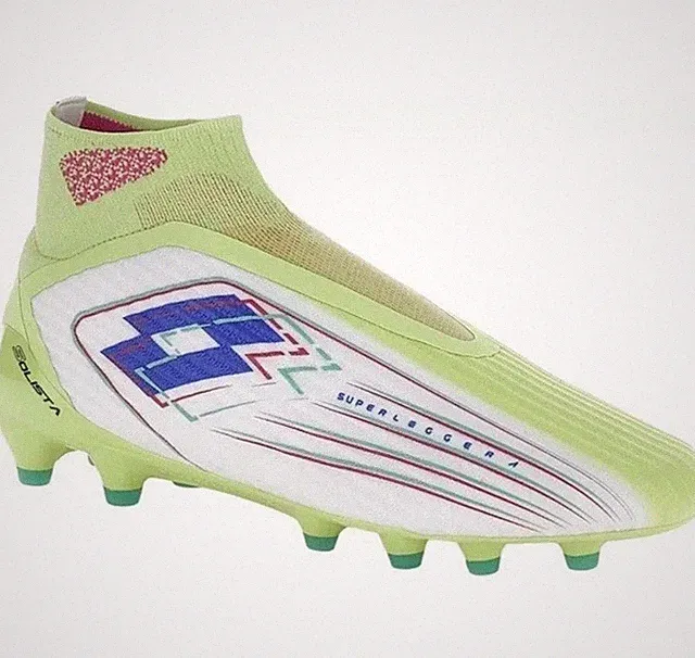 Lotto Solista 100 VIII Gravity FG (Size 9.5) "Sunny Lime/Wht" Men's Soccer Cleat
