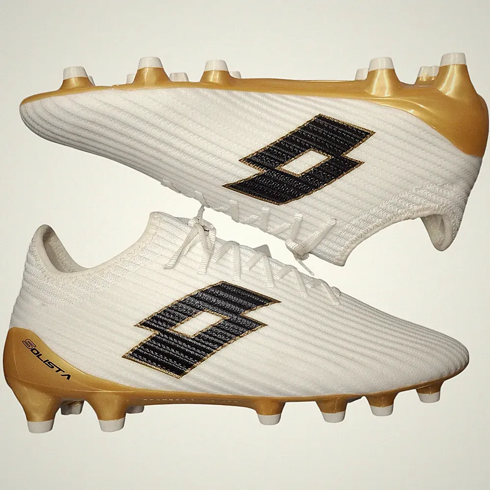 Lotto Solista 200 III FG Soccer Cleats Mens US Size 7.5 Multi Lace Up 2123768KQ
