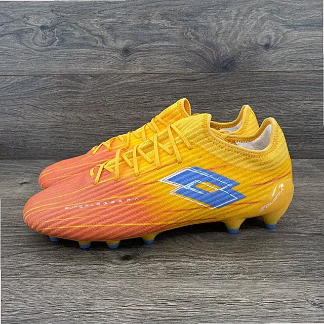 Lotto Solista 200 IV Gravity Soccer Cleats Mens 9.5 Orange Yellow Superleggera