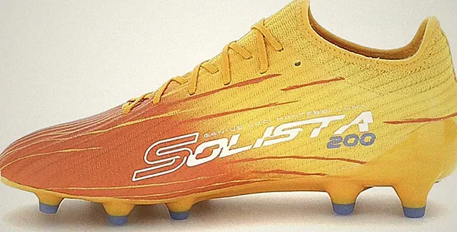 Lotto Solista 200 Superleggera Lightweight Soccer Cleats Yellow Orange Plastic