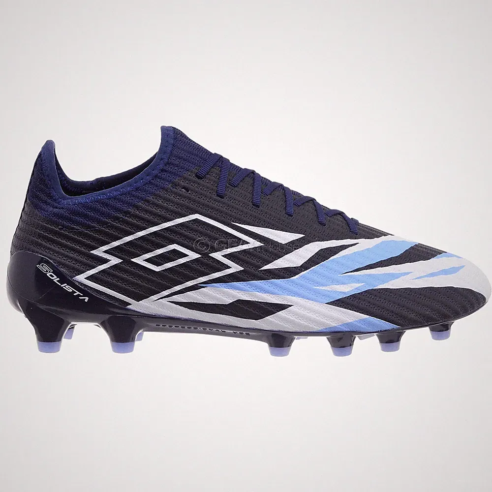 LOTTO Solista 200 VI FG Mens Professional Soccer Cleats, Blue, Pick Size