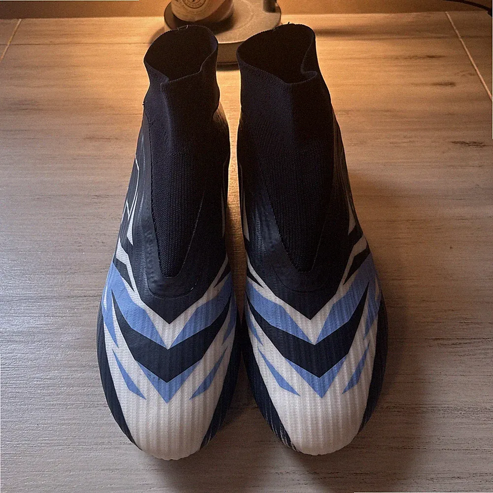 LOTTO Solista 300 VI Gravity FG Mens Laceless Soccer Cleats, Blue, Size 10.5 Men