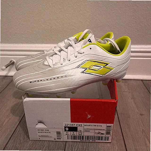 Lotto Solista 700 IX FG Soccer Cleats Men’s Size 9 / Women’s Size 10 no lid