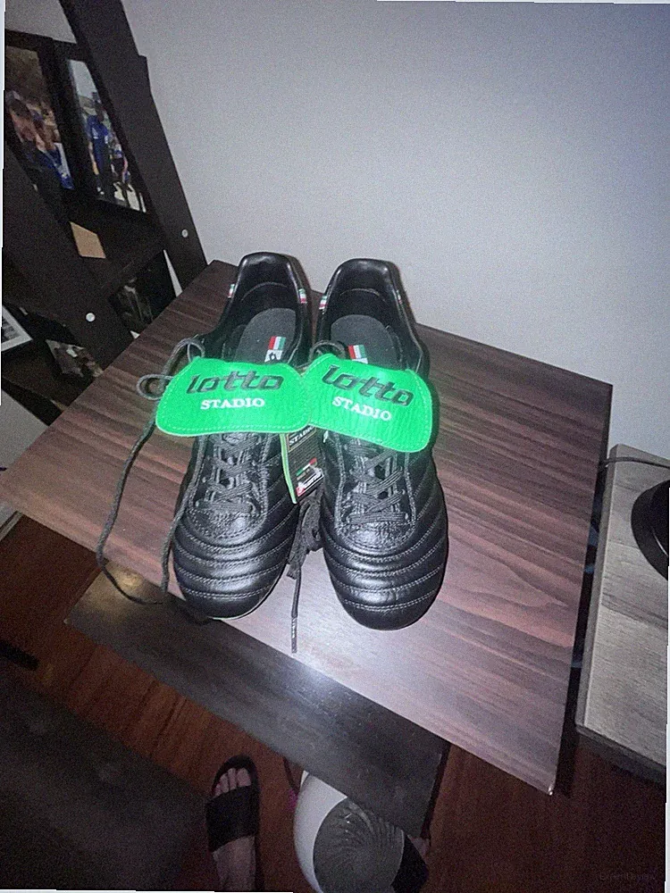 Lotto Stadio OG Made in Italy FG Firm Ground Soccer Cleats US 8 UK 7 NWOB