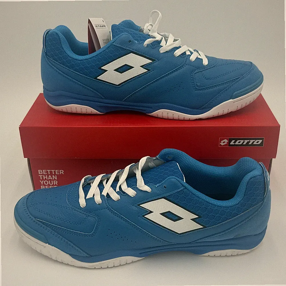Lotto Tacto 200 V ID Indoor Soccer Shoes Men’s Size 10.5 Blue 214586-88F