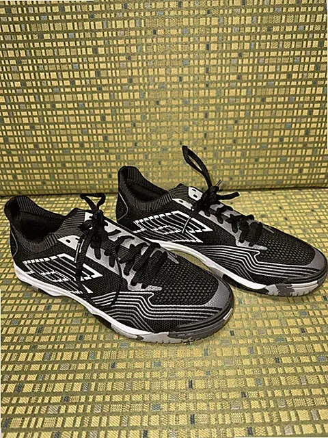 Lotto Tacto 250 ID Men's Indoor Soccer Shoes Size 7.5 Men’s - Black - See Desc
