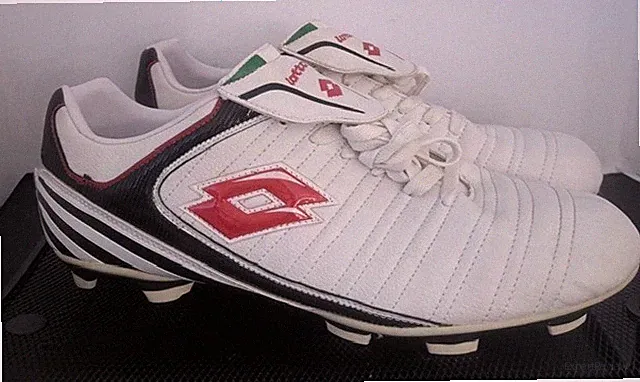 Lotto Vento Diablo KL Elite Men’s US 12 Soccer Cleats 2007 K-Leather Fold Tongue