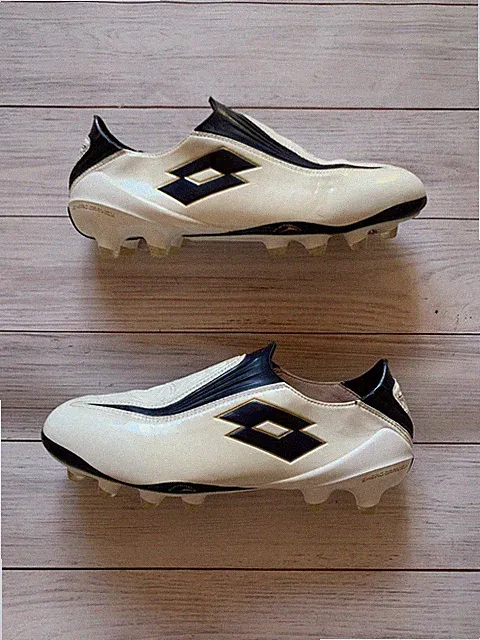 Lotto Zhero Gravity FG Football Soccer Boots Cleats Laceless UK 8 US 9