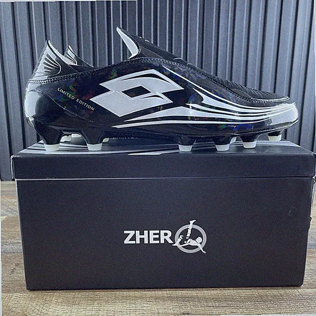 Lotto Zhero Gravity OG 50 Year FG Size 8.5 Mens Black Soccer Cleats 220487-10G