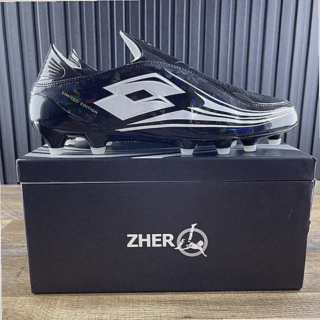 Lotto Zhero Gravity OG 50 Year FG Size 9.5 Mens Black Soccer Cleats 220487-10G