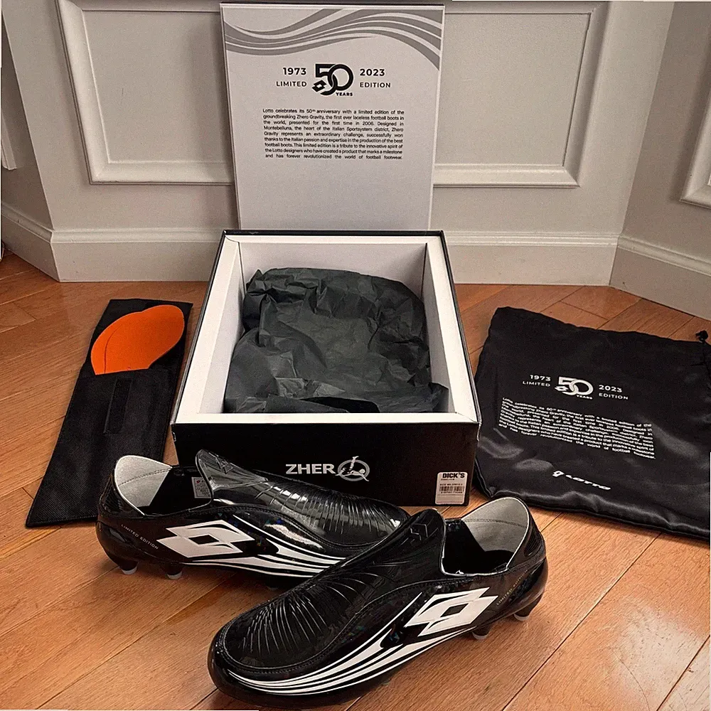 Lotto Zhero Gravity OG 50th Anniversary Limited Edition Soccer Cleats Size 8.5