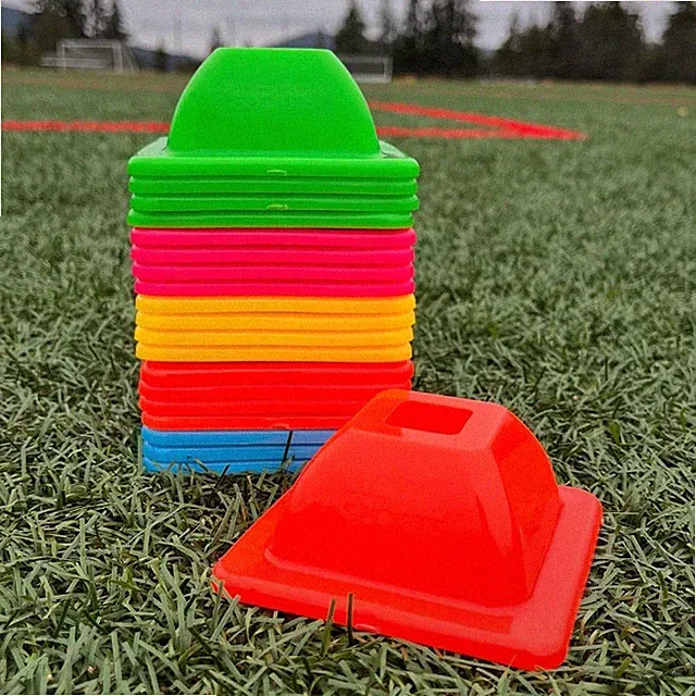 LVL10 Pro Training Cones - 2" Mini Soccer Cones for Sports Training - for Bas...