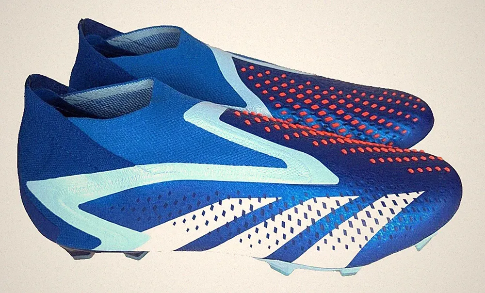 M13 W14 - Adidas Predator Accuracy+ FG Marine Rush Soccer Cleats - Firm Ground