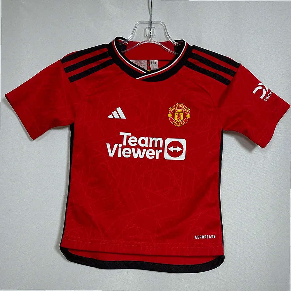 Manchester United 2023-24 Adidas Aeroready Red Home Soccer Jersey Toddler 4T
