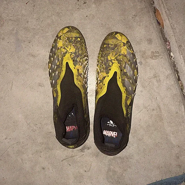Marvel Men's Adidas soccer cleats size 10