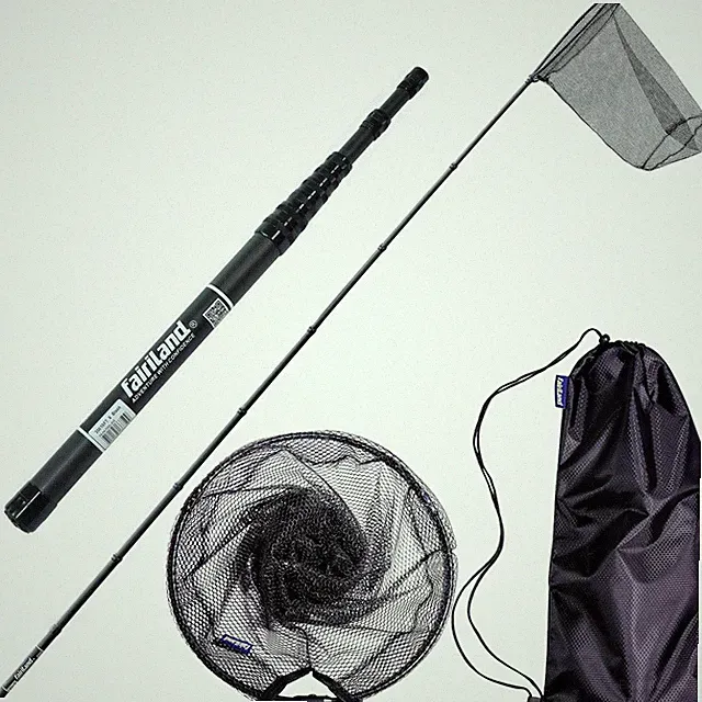 Maykay Carbon Telescopic Fishing Net with Long Handle up-to14ft – Lightweight...
