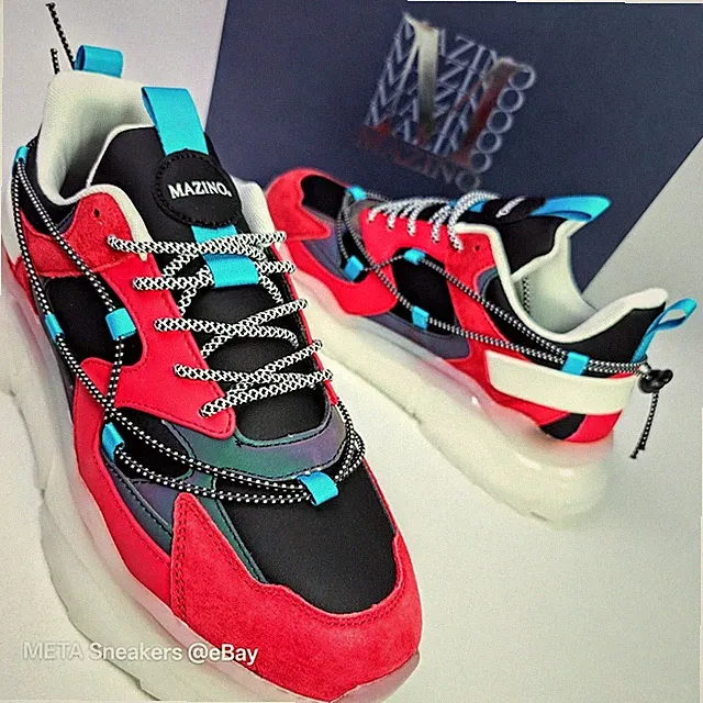 Mazino US 10.5 Men's Red White Black Comfort Retro Lifestyle Fashion Krypton New