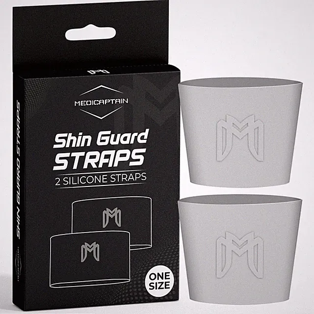 MediCaptain Soccer Shin Guard Straps - Silicone Shin Guard Holders/Stays