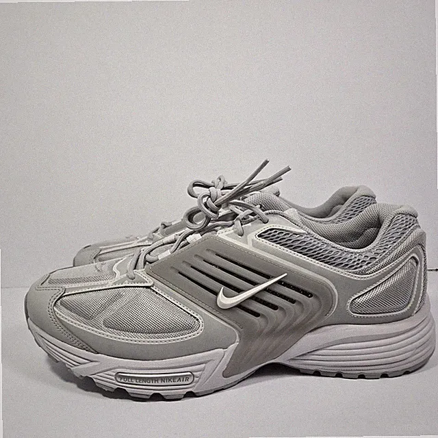 Men 14 Nike Air Pegasus Wave Flat Silver Metallic Silver Pewter Shoes IB0612-003