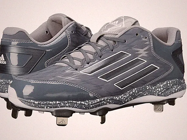 Men Adidas Baseball Power Alley 2 D74063 Onix Metallic Brand New Size 16