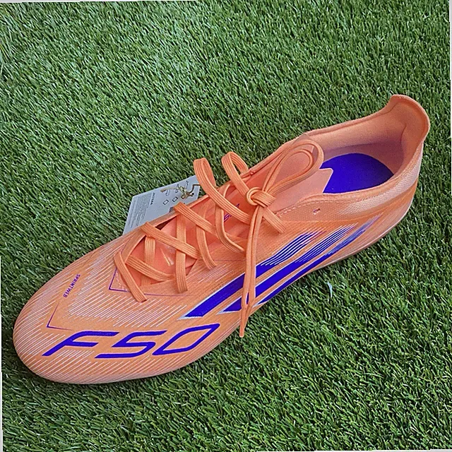 Men Adidas F50 Pro FG Soccer Cleats Beam Orange JH7618 Size 13.5