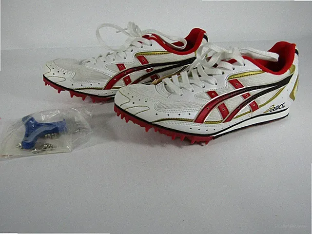 Men Asics Shoes 7 Hyperdistance GN011 White Red Sneakers Running